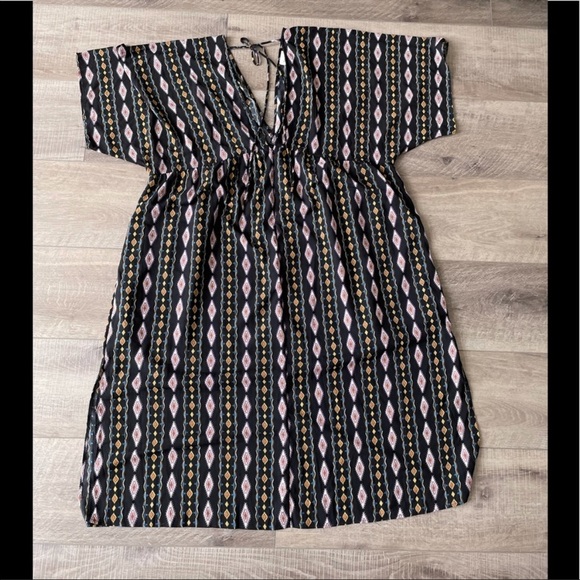 Hayden Los Angeles Boho V-Neck Tribal Print Maxi Dress Size 3XL - Picture 4 of 7